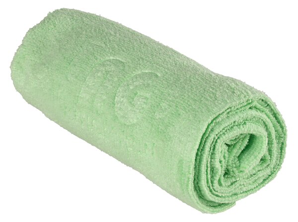 Mikrovláknová utierka 40x40 na sušenie a leštenie, hrubá 300g/m2, zelená