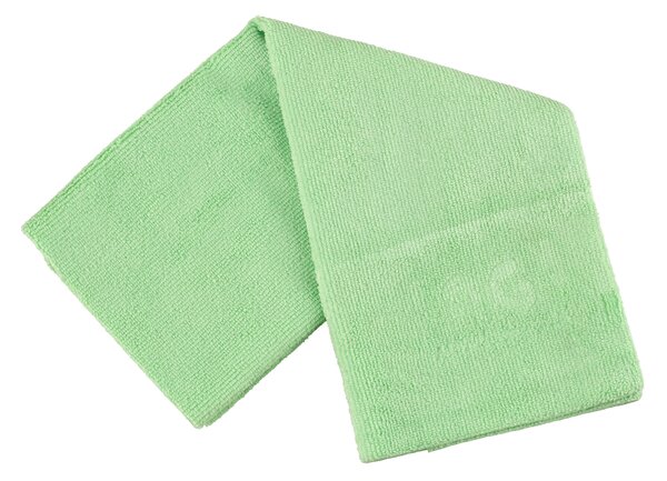 Mikrovláknová utierka 40x40 na sušenie a leštenie, hrubá 300g/m2, zelená