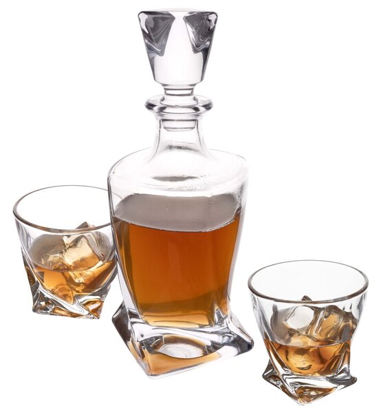 Karafa na whisky Imperial 0,77 l+2 pohár, sada
