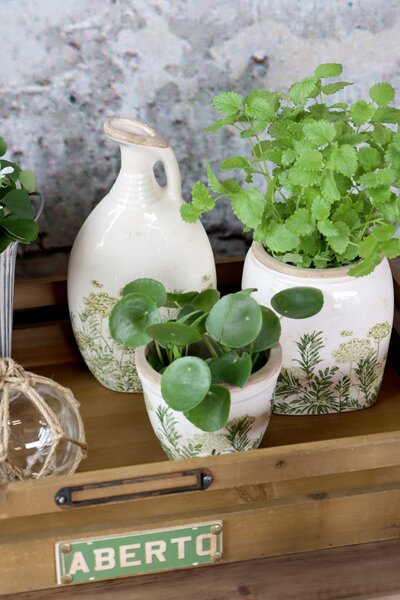 Keramický džbán Floral Verte 27 cm