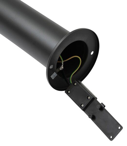Moderné vonkajšie svietidlo čierne 80 cm IP44 vrátane LED - Roxy