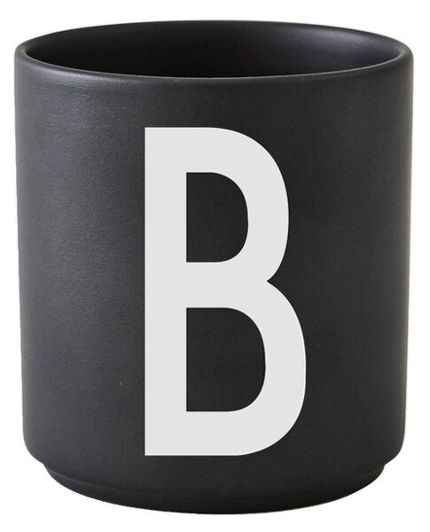 Design Letters Hrnček s písmenom B, black