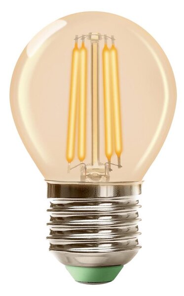 LED žiarovka CLASSIC AMBER G45 E27/6,5W/230V 2200K - Brilagi