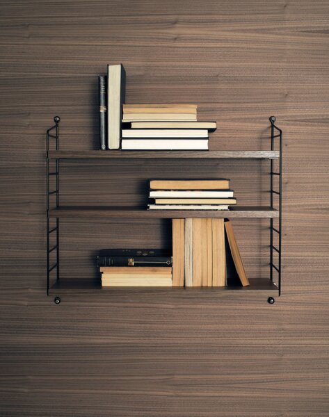 String Polica String Pocket, walnut/black