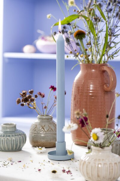 Vysoká sviečka Rustic Light Blue 29 cm