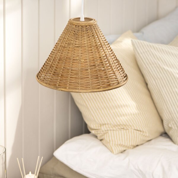 Závesná lampa Bamboo Braided 30 cm