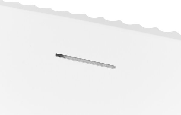 Voľne stojaca vaňa biela matná akrylátová 170 x 81 cm drážkovaná povrchová úprava oválna moderný štýl kúpeľňa