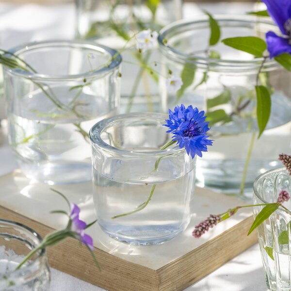 Sklenená váza Thick Edge 9 cm