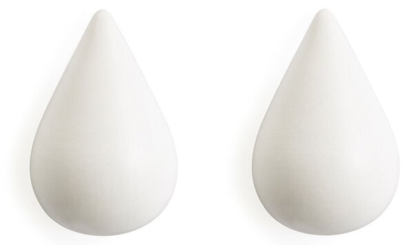 Normann Copenhagen Vešiaky Dropit Large, white