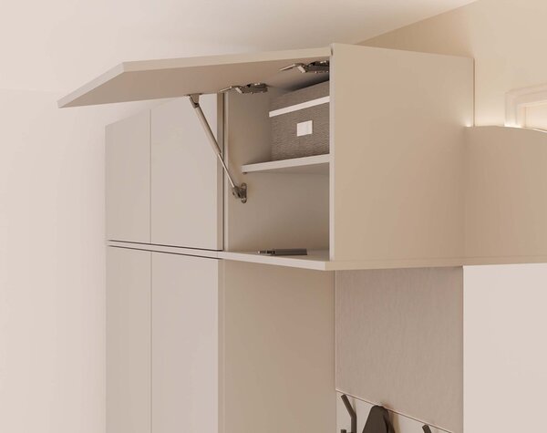 Šatníková skriňa HAGA II 1Sz1W - béžová