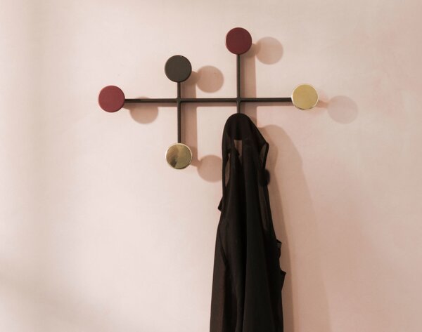 Audo Copenhagen Vešiak Afteroom, black / brass