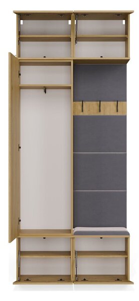 Šatníková skriňa HAGA II 1Sz1W - dub artisan