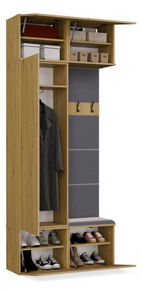 Šatníková skriňa HAGA II 1Sz1W - dub artisan
