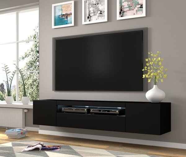 TV stolík AURA 200 | čierny mat