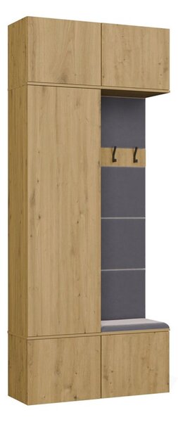 Šatníková skriňa HAGA II 1Sz1W - dub artisan