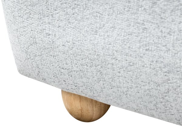 Posteľ s úložným priestorom svetlosivá polyesterové čalúnenie 160 x 200 cm minimalistický moderný dizajn spálňa