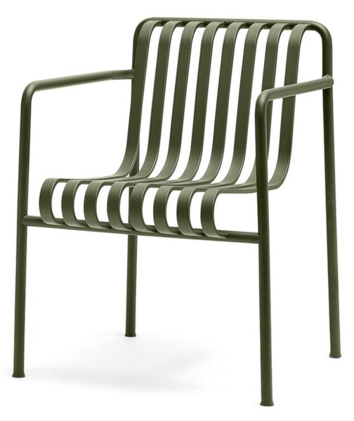 HAY Stolička Palissade Dining Armchair, olive