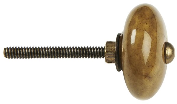 Keramická úchytka Olive Green 3,5 cm