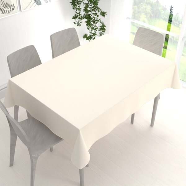 Biante Teflónový obdĺžnikový obrus TF-037 Smotanový bez vzoru 60x100 cm
