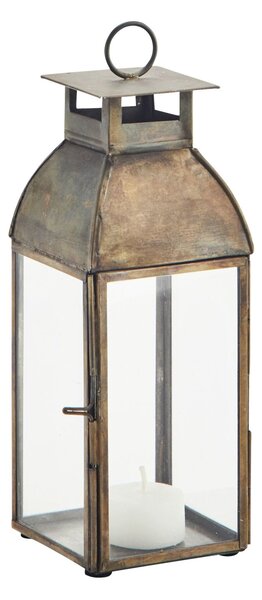 Kovový lampáš Aged Brass