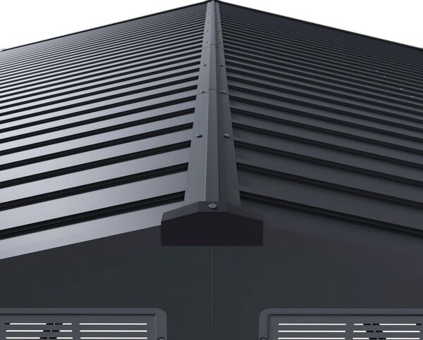 Kovový záhradný domček s posuvnými dverami 280 x 196 x 190 c