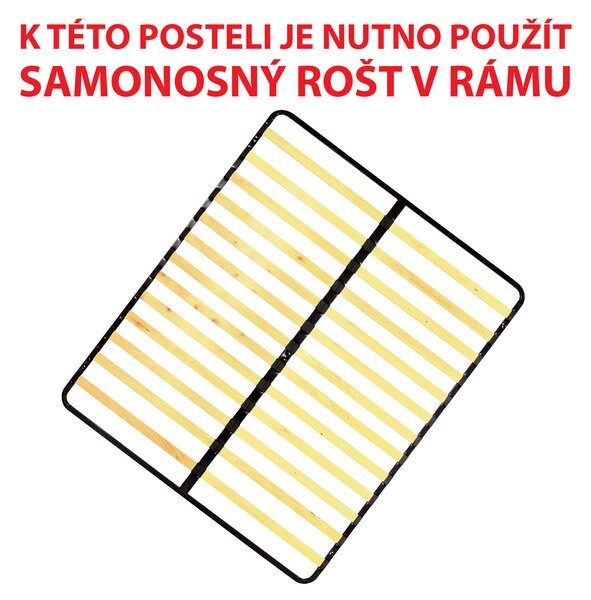 Multifunkčná posteľ 160x200 POCKET dub