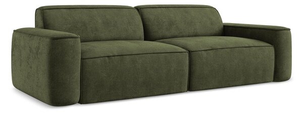 Zelená ženilková pohovka 244 cm Omao – Makamii