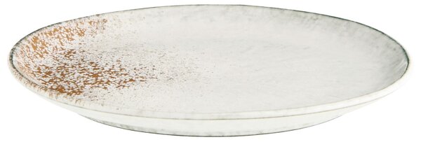 Keramický tanier White/Orange Ø 21 cm