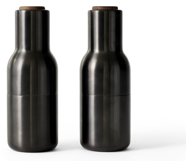 Audo (Menu) Mlynčeky na soľ a čierne korenie Bottle, set 2ks, bronzed brass