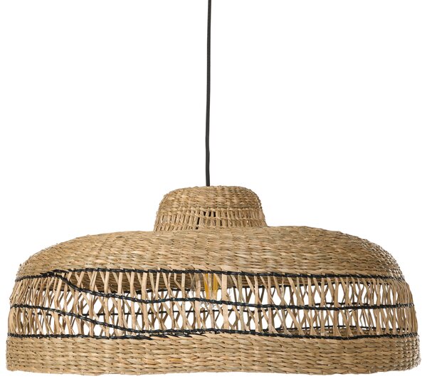 Závesná lampa prírodná tienidlo z morskej trávy boho závesné svietidlo obývačka spálňa chodba