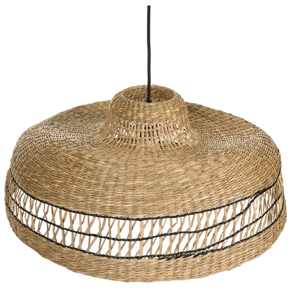 Závesná lampa prírodná tienidlo z morskej trávy boho závesné svietidlo obývačka spálňa chodba