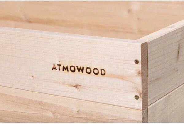 ATMOWOOD Drevený vyvýšený záhon 240 x 100 x 20 cm