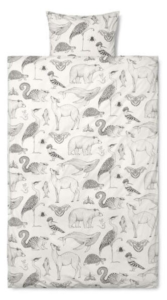 Ferm Living Detské posteľné prádlo Katie Scott Animals, off-white
