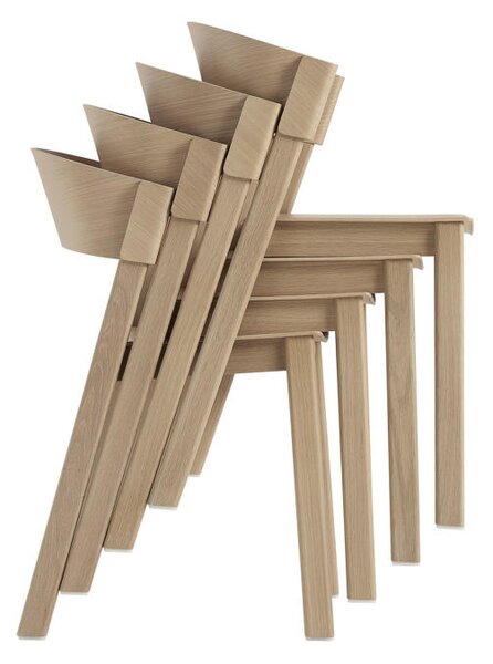 Muuto Stolička Cover Side Chair, grey