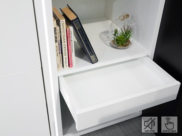 Mirjan24 Skrinka k sklápacej posteli Bed-Concept BC-07, Farby: biela 5902928397222