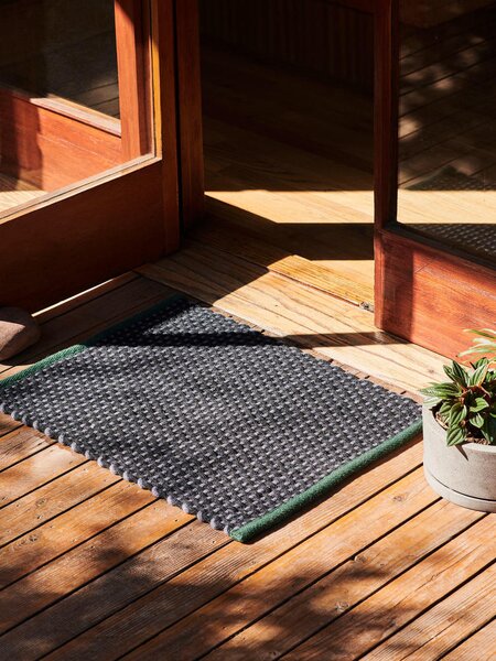 HAY Rohožka Door Mat 50x70cm, green