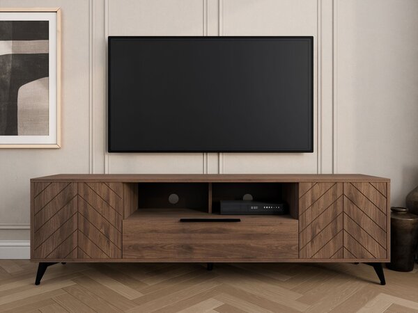 Mirjan24 TV skrinka Siprynt Bis 2D1SZ, Farby: orech okapi 5903211481239