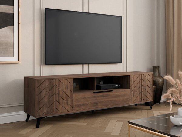 Mirjan24 TV skrinka Siprynt Bis 2D1SZ, Farby: orech okapi 5903211481239