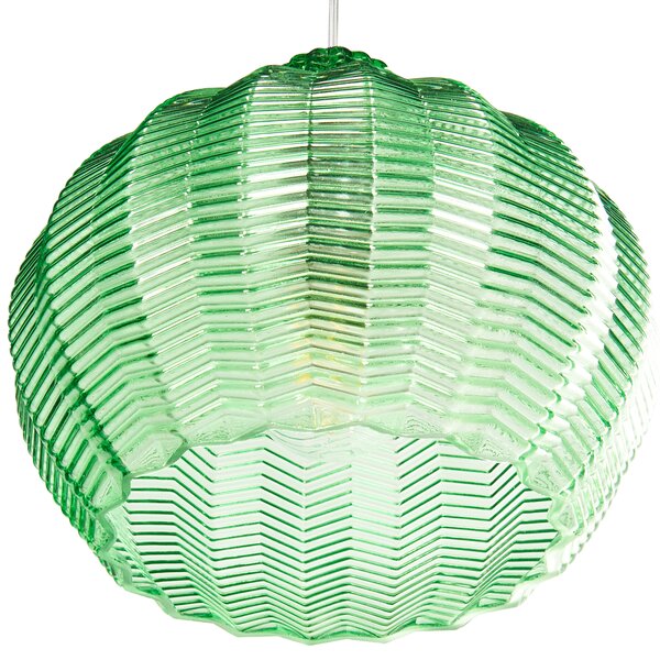 Závesná lampa zelená sklenené tienidlo retro štýl závesné osvetlenie obývacia izba jedáleň