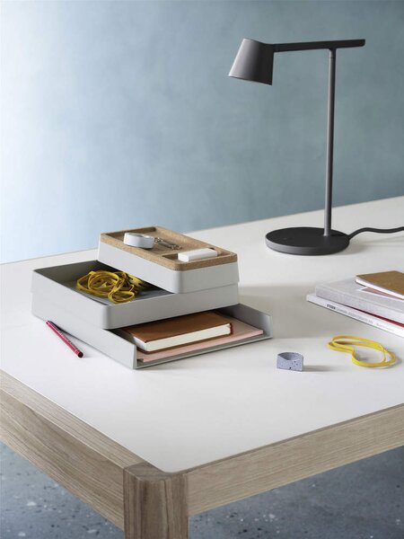 Muuto Stolový organizér Arrange 12x25 cm, grey