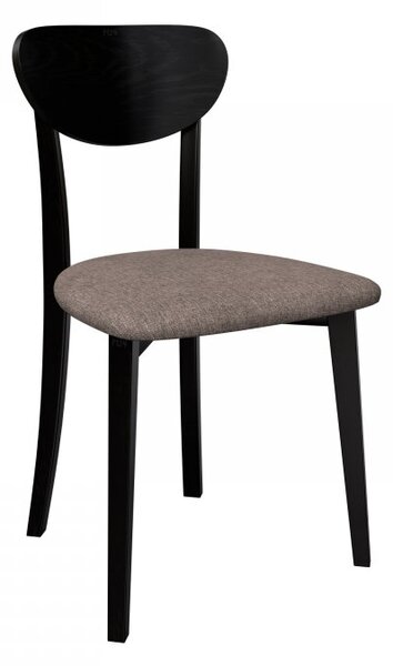Mirjan24 Jedálenská stolička Malzik VII, Morenie: biela, Poťahové látky: Hygge D20 5903211488931