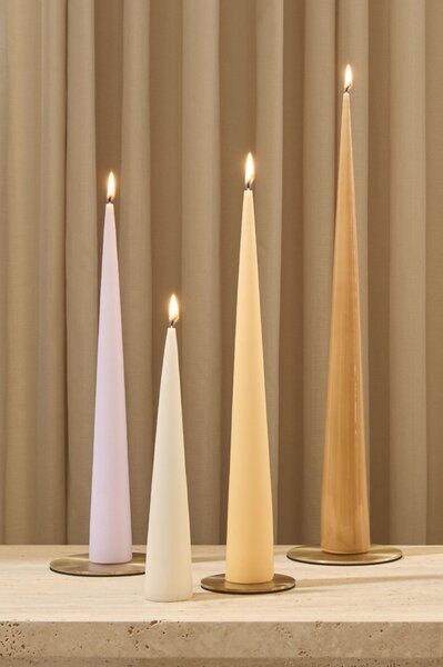 Sviečka Cone 37 cm – 27 Almond Butter