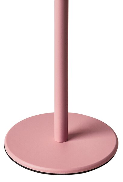 Stolná lampa pastelová ružová hliník železo kov nočná lampa moderný retro štýl interiér exteriér osvetlenie