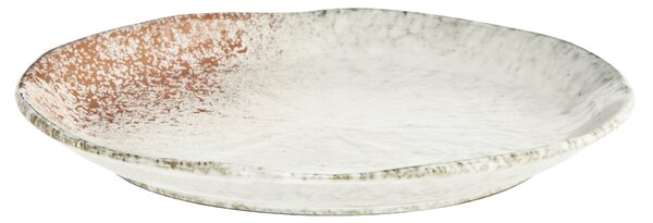 Keramický tanier White/Orange ø 27 cm