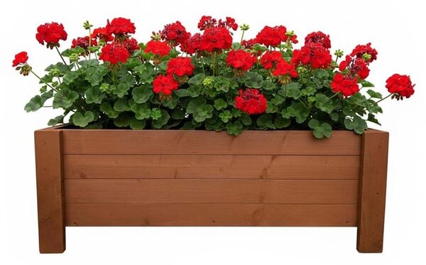 ATMOWOOD Drevený truhlík 120 cm - teak