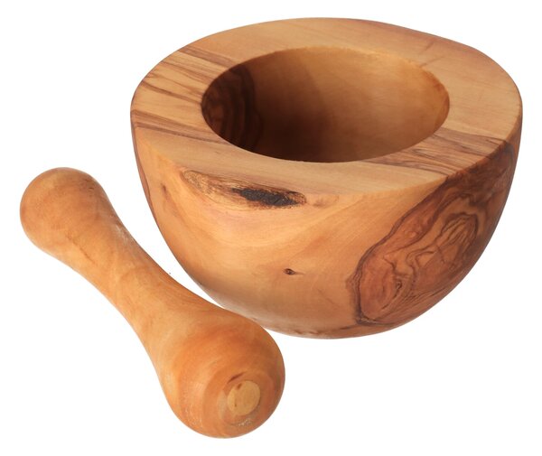 ČistéDrevo Mažiar z olivového dreva 12 cm