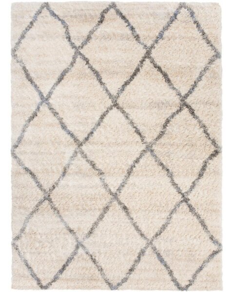 Kusový koberec shaggy Mirza krémový 80x150cm