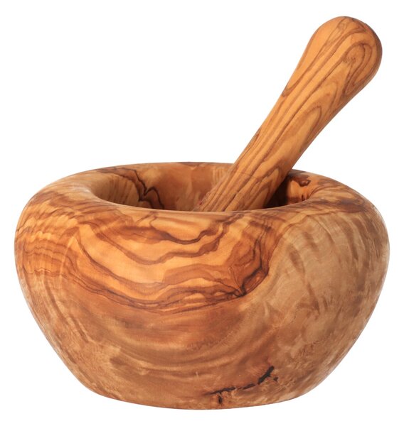 ČistéDrevo Mažiar z olivového dreva 13 cm