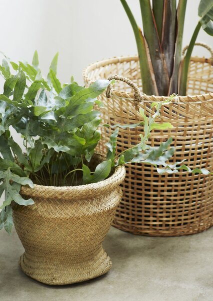 Úložný kôš Round Bamboo L