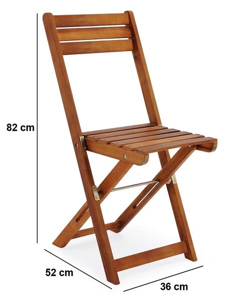 Casaria Balkónový set z akáciového dreva